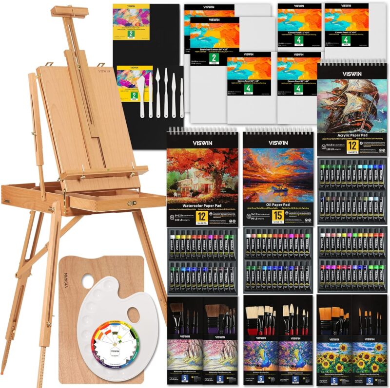 VISWIN 147-Piece All-in-One Painting Set