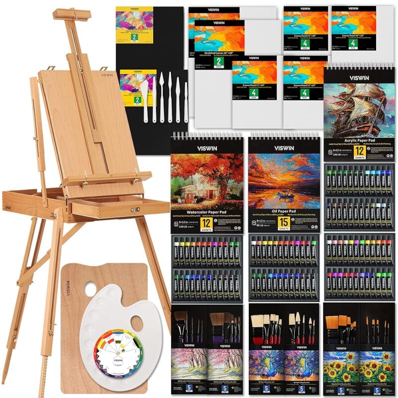 VISWIN 147-Piece All-in-One Painting Set