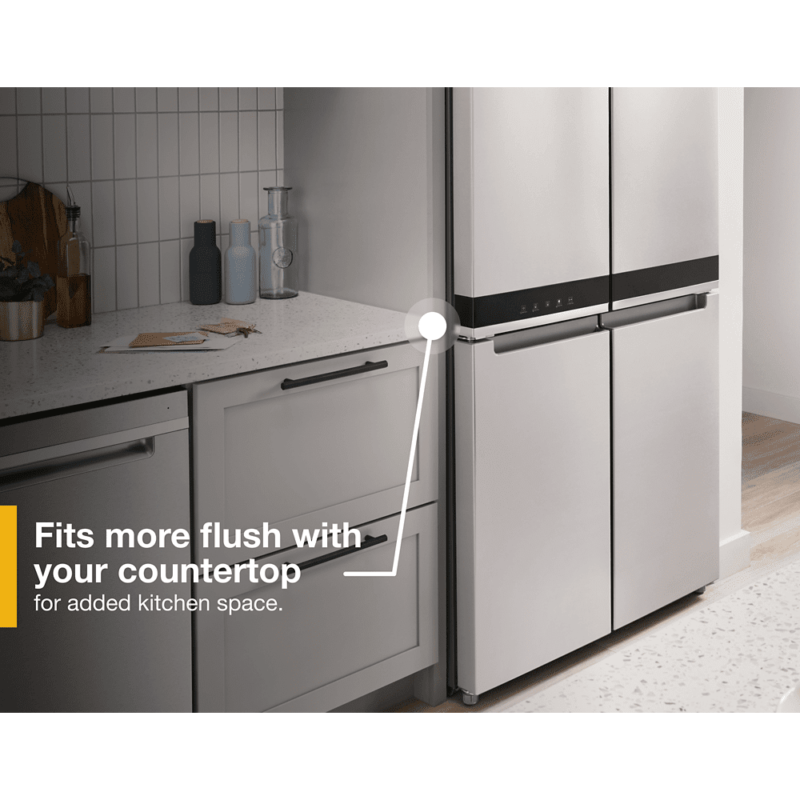 Whirlpool 36" Counter Depth 4-Door Refrigerator: A Stylish Space-Saver