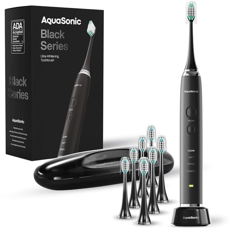 Unleashing the Power of Clean: Aquasonic Black Series Toothbrush Review